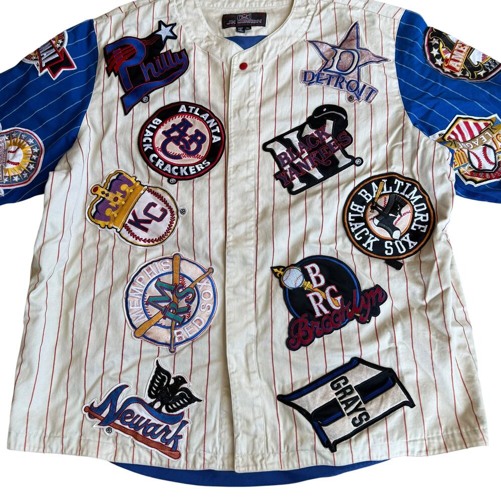 Vintage Negro Leagues Baseball Jersey Jeff Hamilton Mens 4XL - Picture 2 of 4